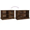 vidaXL TV Cabinet Smoked Oak 73x35.5x47.5 cm Engineered Wood