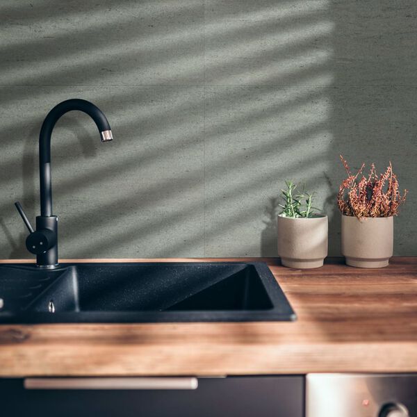 Grosfillex Wallcovering Tile Gx Wall+ 11pcs Dune Mica 30x60 cm Grey