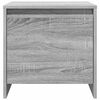 vidaXL Bedside Cabinet Grey Sonoma 45x34x44.5 cm Engineered Wood