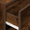 vidaXL Cabinet with 2 Drawers Smoked Oak 60x31x40 cm Engineered Wood
