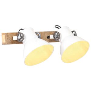 vidaXL Industrial Wall Lamp White 45x25 cm E27
