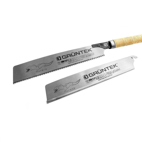 GR&Uuml;NTEK Japanese Saw MURENA with 2 Blades 630 mm