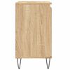 vidaXL Bathroom Cabinet Sonoma Oak 58x33x60 cm Engineered Wood