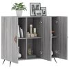 vidaXL Sideboard Grey Sonoma 90x34x80 cm Engineered Wood