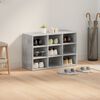 vidaXL Shoe Cabinet Concrete grey 77.5 x 30 x 51 cm Engineered Wood