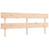 vidaXL Bed Frame without Mattress Super King Size Solid Wood Pine