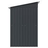 vidaXL Garden Shed Anthracite Steel