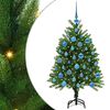 vidaXL Christmas Tree with 150 LEDs with Stand Green 120 cm PE