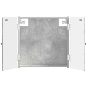 vidaXL Dartboard Cabinet BREDA Concrete Grey 52.5 x 10.5 x 53.5 cm