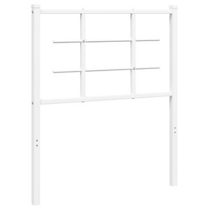 vidaXL Metal Replace Headboard White 75 cm