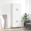 vidaXL Highboard White 69.5x34x180 cm Engineered Wood