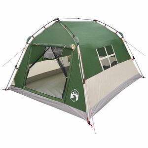 vidaXL Instant Tent Water-resistant 3-Person Green