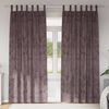 vidaXL Velvet Curtains with Curtains 2 pcs Brown 245 x 140 cm Velvet