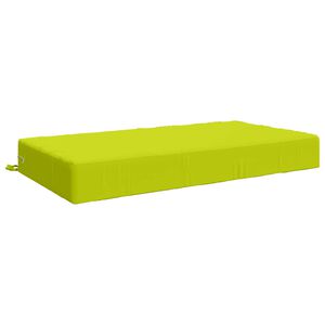 vidaXL Seat Cushion SOEST 100% Polyester Bright green 120 x 80 x 15 cm