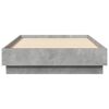 vidaXL Bed Frame without Mattress Concrete Grey 90x190 cm Single