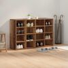 vidaXL Shoe Cabinet Old Wood 103 x 30 x 67 cm Engineered Wood
