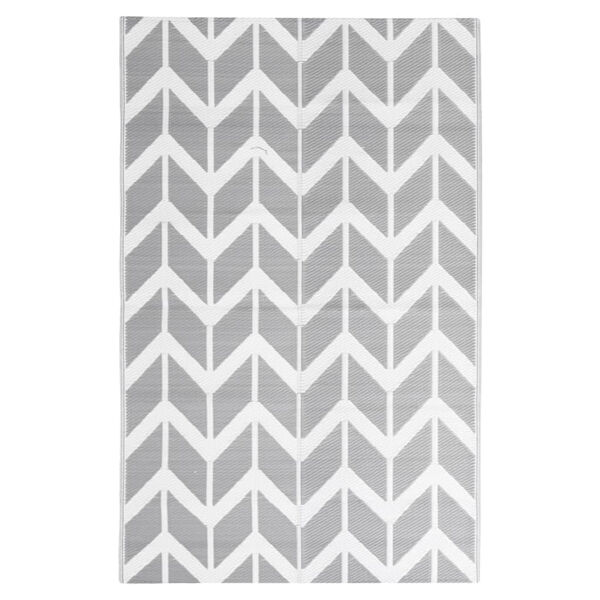 vidaXL Outdoor Rug ARAKIL Grey 190x290 cm PP
