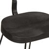 vidaXL Bar Stools 2 pcs Black 49x43x79 cm Solid Wood Mango