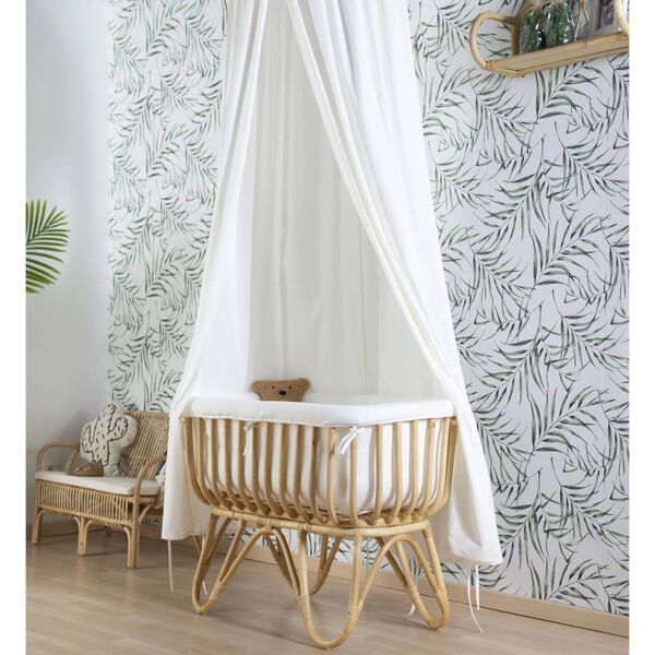 CHILDHOME Hanging Canopy Tent with Playmat Off-white