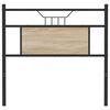 vidaXL Headboard Sonoma Oak 90 cm Engineered Wood and Steel