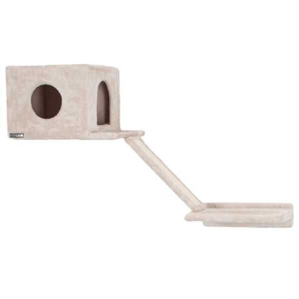 Kerbl Cat Climbing Wall Mont Blanc Wood Beige
