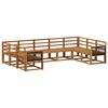 vidaXL Outdoor Sofa Set 9 pcs Natural Solid Acacia Wood