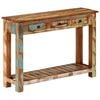 vidaXL Console Table 110x30x76 cm Solid Wood Reclaimed
