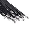 vidaXL Cable Tie 25 pcs 4.6 x 400 mm Black