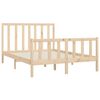 vidaXL Bed Frame without Mattress 140x200 cm Solid Wood