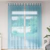 vidaXL Voile Curtains with Loops 2 pcs Turquoise 140x260 cm