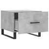 vidaXL Coffee Tables 2 pcs Concrete Grey 50x50x40 cm Engineered Wood