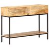 vidaXL Console Table 100x35x76 cm Solid Mango Wood