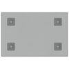 vidaXL Wall-mounted Magnetic Board White 40x30 cm Tempered Glass