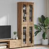 vidaXL Highboard FLORIN Artisan Oak 60 x 35 x 182 cm Engineered Wood