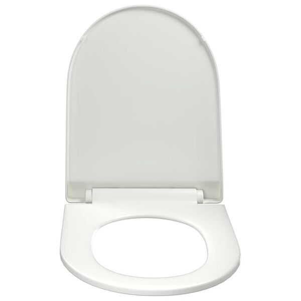 vidaXL Soft-close Toilet Seat with Quick-release Design White
