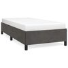 vidaXL Bed Frame without Mattress Dark Grey 90x190 cm Single Velvet