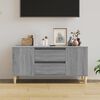 vidaXL TV Cabinet Grey Sonoma 102x44.5x50 cm Engineered Wood