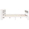 vidaXL Bed Frame without Mattress White 140x190 cm Solid Wood Pine
