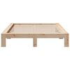 vidaXL Bed Frame without Mattress 140x200 cm Solid Wood Pine