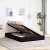 vidaXL Storage Bed with Headboard Black 135 x 190 cm Velvet