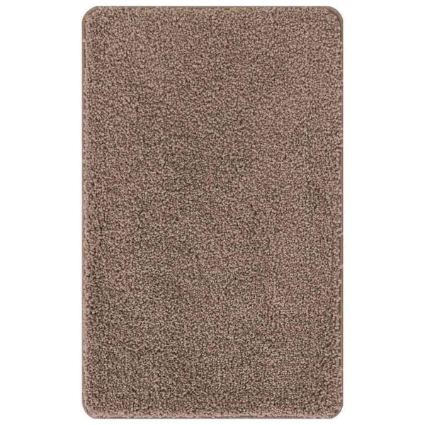 vidaXL Anti-slip Bath Mat Brown 50 x 80 cm PP