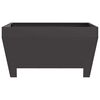 vidaXL Fire Pit Black 80 x 80 x 43 cm Steel