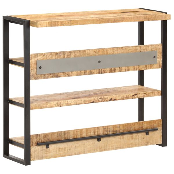vidaXL Bar Table 120x40x101 cm Rough Mango Wood