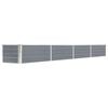 vidaXL Raised Bed | Grey | Galvanised steel | 320x40x45 cm | Durable