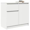 vidaXL Sideboard with Drawer White 71x35x65 cm Engineered Wood