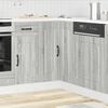 vidaXL Kitchen Corner Base Cabinet Kalmar Grey Sonoma Engineered Wood