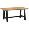 vidaXL Dining Table NOAIN A-Shaped Legs 160x90x75 cm Solid Wood Pine