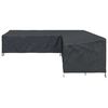 vidaXL Furniture Cover Black 300 x 300 x 80 cm 210D Oxford Fbric
