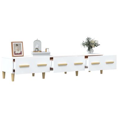 vidaXL TV Cabinet White 150x34.5x30 cm Engineered Wood