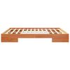 vidaXL Floor Bed Frame with Storage Brown 180 x 200 cm Solid pine wood